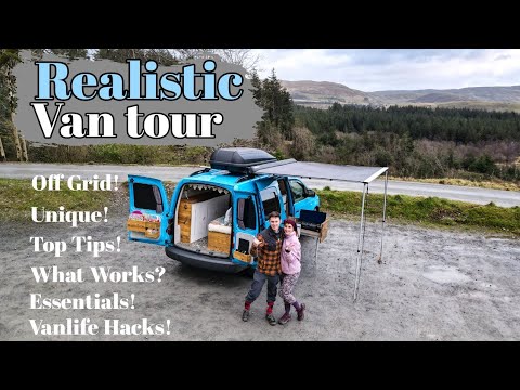 "Our Realistic Van Tour" & "Top Tips" After 1 Year of Van Life!