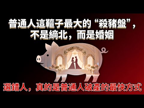 普通人這輩子最大的“殺豬盤”，不是緬北，是婚姻。#婚姻#家庭#倫理#自我提升#認知提升#事業