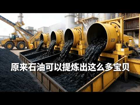 炼油厂究竟是如何提炼石油的？没想到石油能变成这么多宝贝
