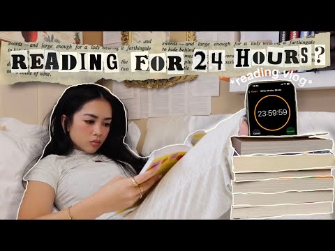 I tried reading for 24 hours straight... ⏱️📚 | reading vlog