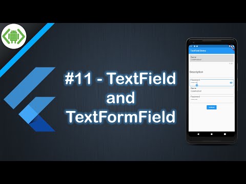 #11 - TextField and TextFormField #CodeAndroid #Flutter