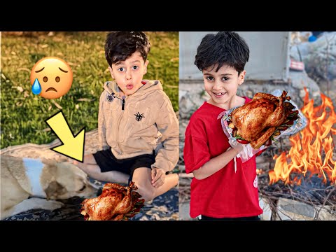 يوم كامل نحضر الفطور ومجودي انطاه للكلب بلغلط وكتلنه الجوع😤🤕