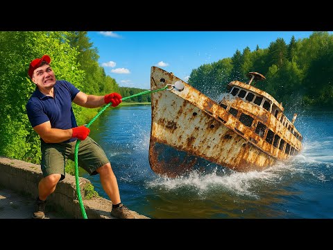 Found a DESTROYED SHIP Full of iPhones While Magnet Fishing!