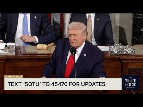 President Donald J. Trump’s 2026 State of the Union Address