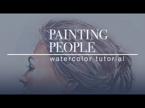 Painting People in Watercolor: Starting With The Loomis Method