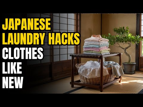 I Tried 10 Japanese Laundry Hacks — CLOTHES LIKE NEW