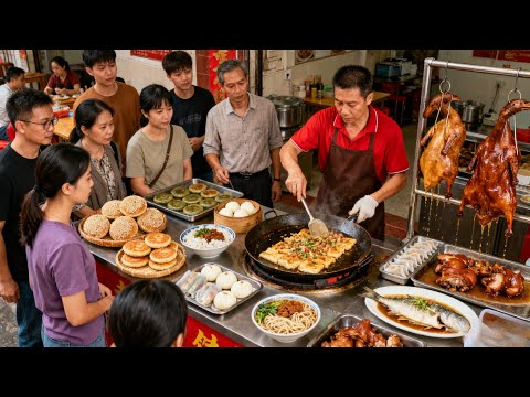 Chinese Street Food: Chaozhou Tour! Braised Goose, Fish Rice, Pork Knuckle [Teochew Food]