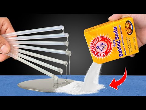 Millions are Shocked! Mix Hot GLUE with Baking Soda Creates Magic