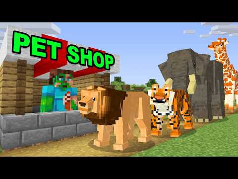 Minecraft But I Opened a Pet Shop