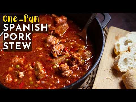 Spanish Pork Stew | Carcamusas - The Famous Pork Stew from Toledo, Spain
