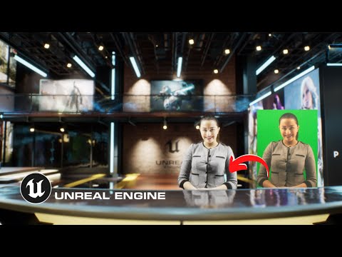 Unreal Engine Green Screen | How to Place yourself into an Unreal Engine environment