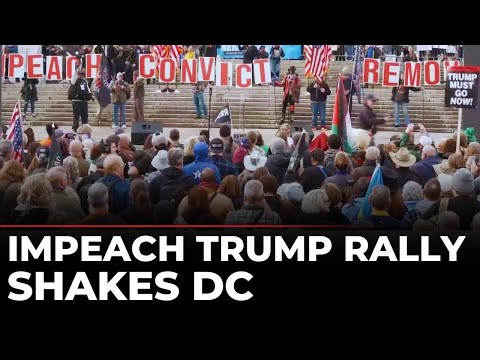 🚨 Trump Named in Epstein Files LIVE | Protesters Rally to Impeach Trump | US News | DOJ Epstein List