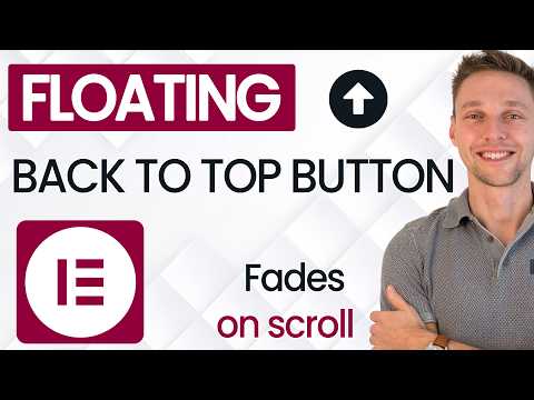 Create a Back to Top Button in Elementor | Fade with NO CODE