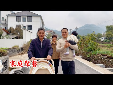 儿媳妇跟农村婆婆同住，娘家人来聚餐，看看中饭吃的啥