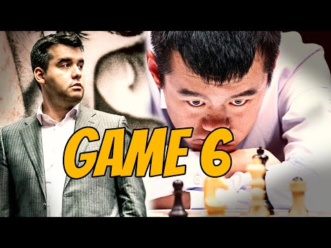 Nepomniachtchi-Ding World Chess Championship Match 2023 || Game 6
