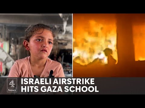 How one five-year-old girl escaped an Israeli airstrike on a school in Gaza