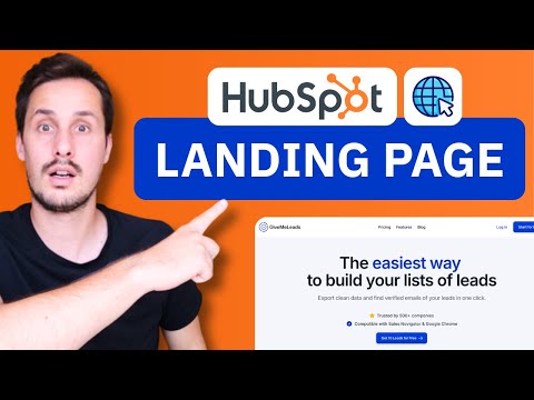 How to Create a Landing Page in HubSpot CRM (for free)