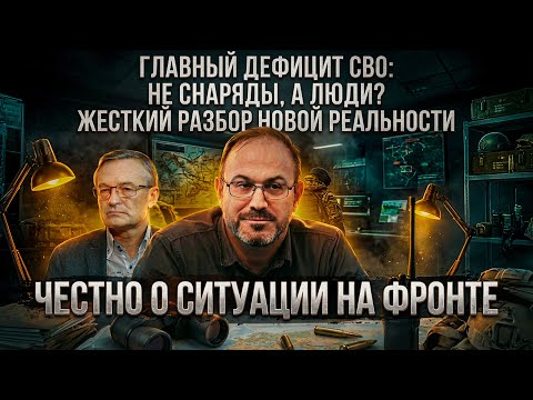 ГЛАВНЫЙ ДЕФИЦИТ СВО: Не снаряды, а ЛЮДИ? Жесткий разбор новой реальности | Андрей Колганов