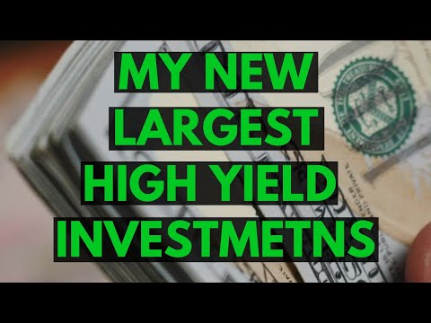 My New Largest Holdings In My High Yield Dividend Portfolio