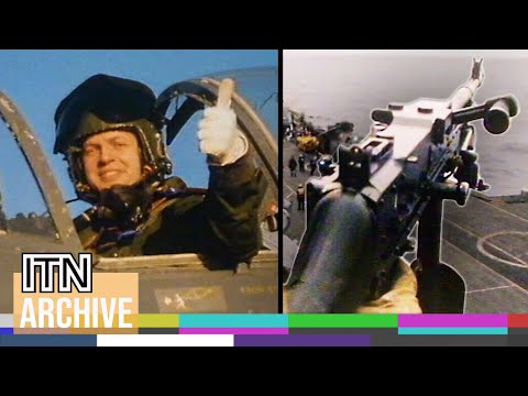 Falklands War | First Combat Footage Shown on TV | Belgrano Sinking and HMS Sheffield Hit (1982)