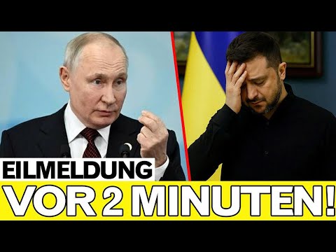 Schock-Ansage aus Moskau:Nach Berlin-Statement — Putin zerstört Selenskyjs letzte Hoffnung
