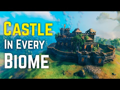 I Spent 100 Hours Buiding a Castle For Every Valheim Biome