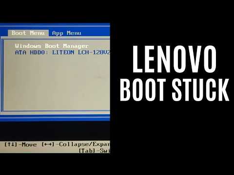 Lenovo Yoga 12 Stuck on Boot Menu