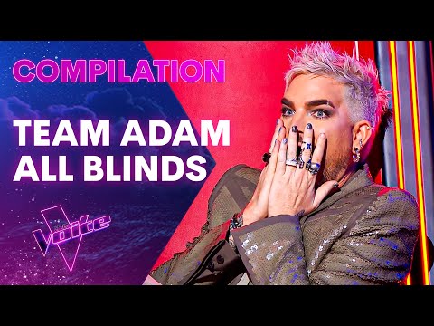 Amazing BLIND AUDITIONS of Team ADAM LAMBERT in The Voice
