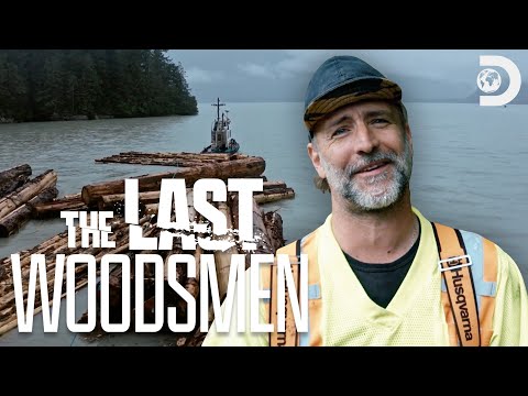 Navigating Wood Down Grizzly River | The Last Woodsmen | Discovery