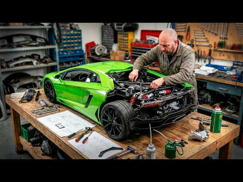 Man Builds a FULLY FUNCTIONAL $12,000 Scale LAMBORGHINI V12 RC | @septemberflow