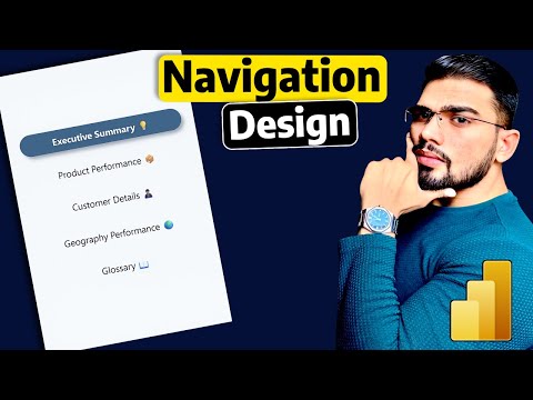 Power BI Page Navigation Made Easy | Navigation Buttons Tutorial