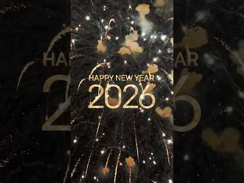Happy New Year 2026 4K 💥 10 Second New Year Countdown ⏰ New Year Celebration Video with Fireworks