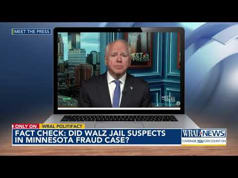 Fact check: Did Minnesota's Walz jail suspects in 'Feeding Our Future' fraud case?