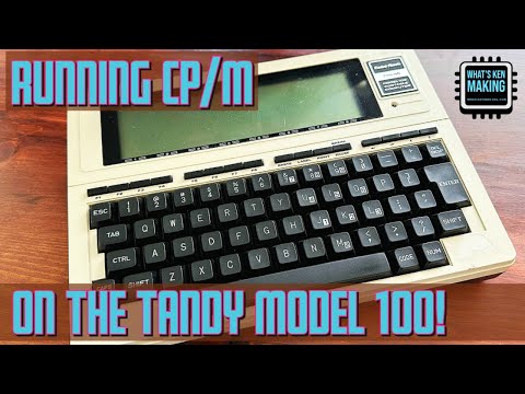 Running CP/M on the Tandy Model 100!