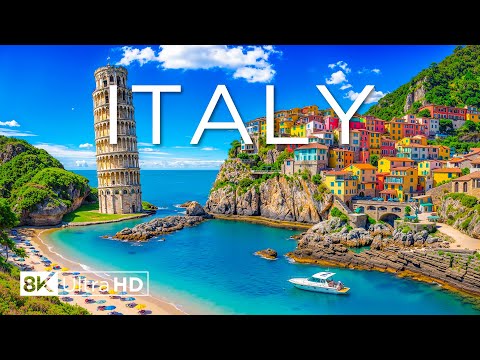 Italy 8K – Discover the Most Beautiful Places, From Romantic Cities to Scenic Landscapes