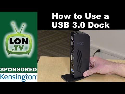How to Use a USB 3.0 Dock - Sponsored by Kensington & the SD3500v dock