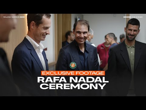 Rafael Nadal tribute | Exclusive footage from the ceremony | Roland-Garros