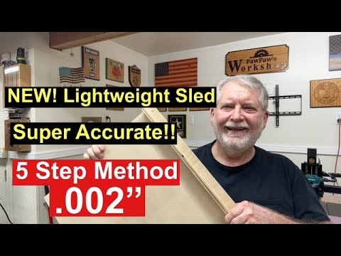 Why My Old Table Saw Sled is OUT! (And This .002" Accurate One Doesn't)