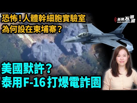 美國默許？泰國用美戰機 F-16 打電詐園。恐怖！人體幹細胞實驗室為何設在柬埔寨？| #粵語頻道 【#新聞不過濾】黃瑞秋 12.18