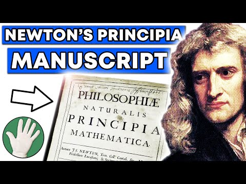 Newton's Principia Manuscript - Objectivity 100