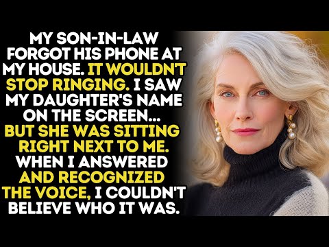 Son-in-law's phone started ringing. I saw my daughter's on the screen, but she was right next to me