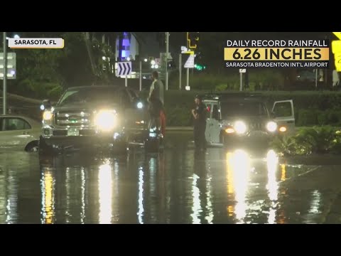 Flooding in Florida causing major travel delays