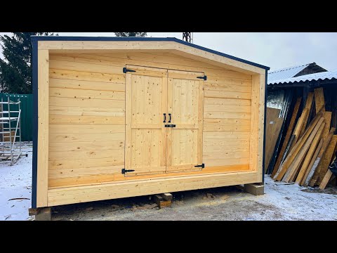 I built a MINI HOUSE in 7 days for 150,000 rubles. This is what I got...