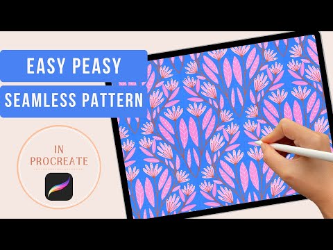 Create Seamless Patterns in Procreate (Easy Template)