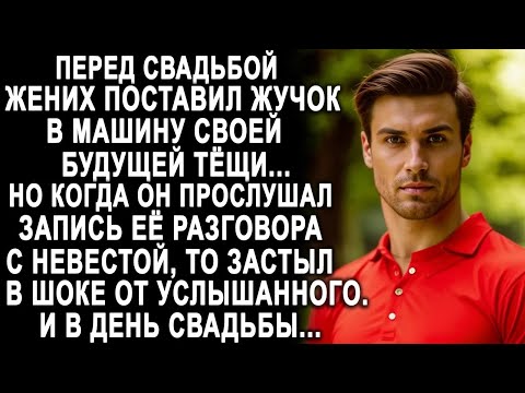 Перед свадьбой жених поставил жучок в машину будущей тёщи  Но прослушав запись её разговора