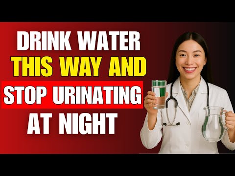 UROLOGIST REVEALS: How to drink water to avoid getting up at night