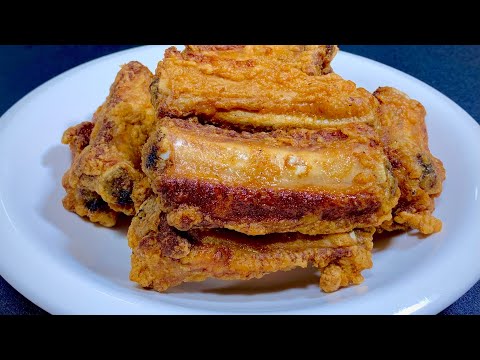 炸排骨時,到底是放澱粉和還是麵粉,學會一招,外酥里嫩,超好吃【阿朝哥美食 】#炸排骨 #炸排骨料理 #炸排骨食譜 #炸排骨的做法 #炸排骨煮法