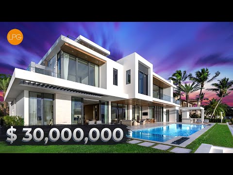 Touring A Modern $30,000,000 Harbor Beach Mansion In Fort Lauderdale