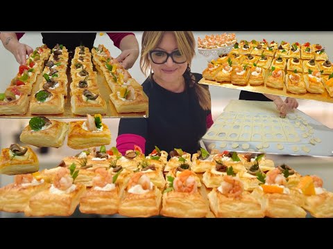 APERITIF IDEA for the holidays ONLY 2 Puff Pastry and lots of imagination EASY AND FAST