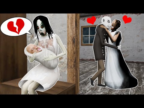 Granny vs Slendrina Husband Secret vs Sad Slendrina Funny Horror Animation